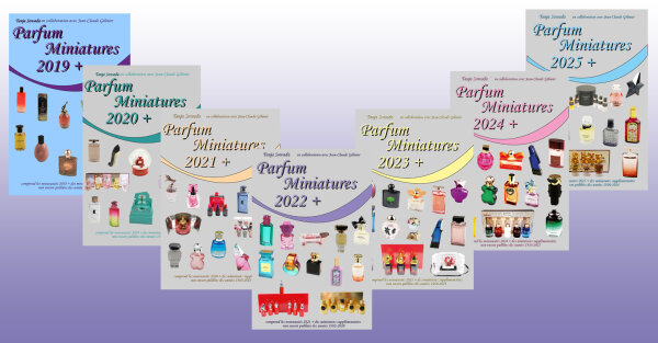 Komplettpaket Parfumminiatures / Parfum Miniatures 2019+2020+2021+2022+2023+2024+2025     7 Bücher #1